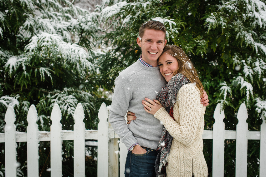 Journeyman Distilliery Winter Engagement Photos