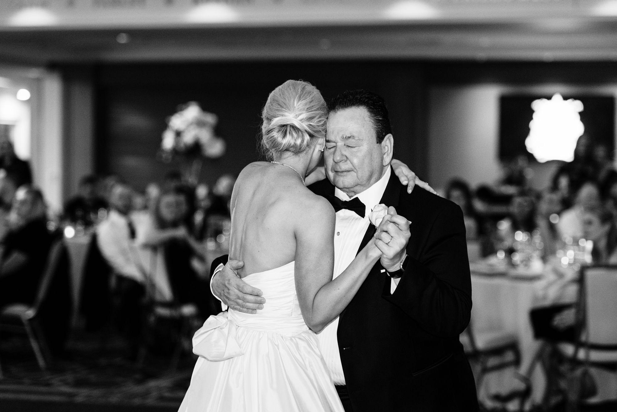 Father daughter dance at Dahnke Ballroom on the campus of University of Notre Dame