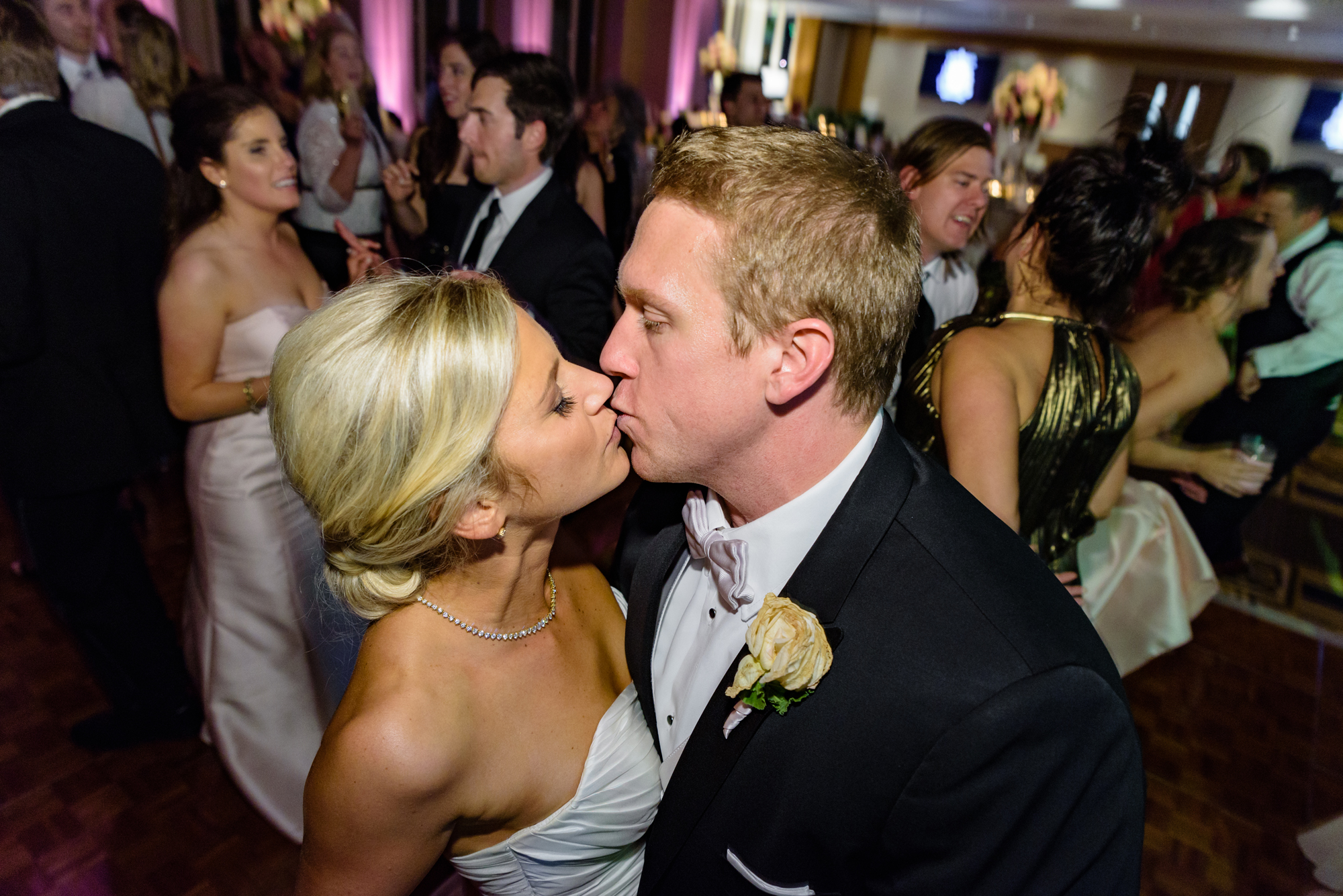 Wedding Reception at Dahnke Ballroom on the campus of University of Notre Dame