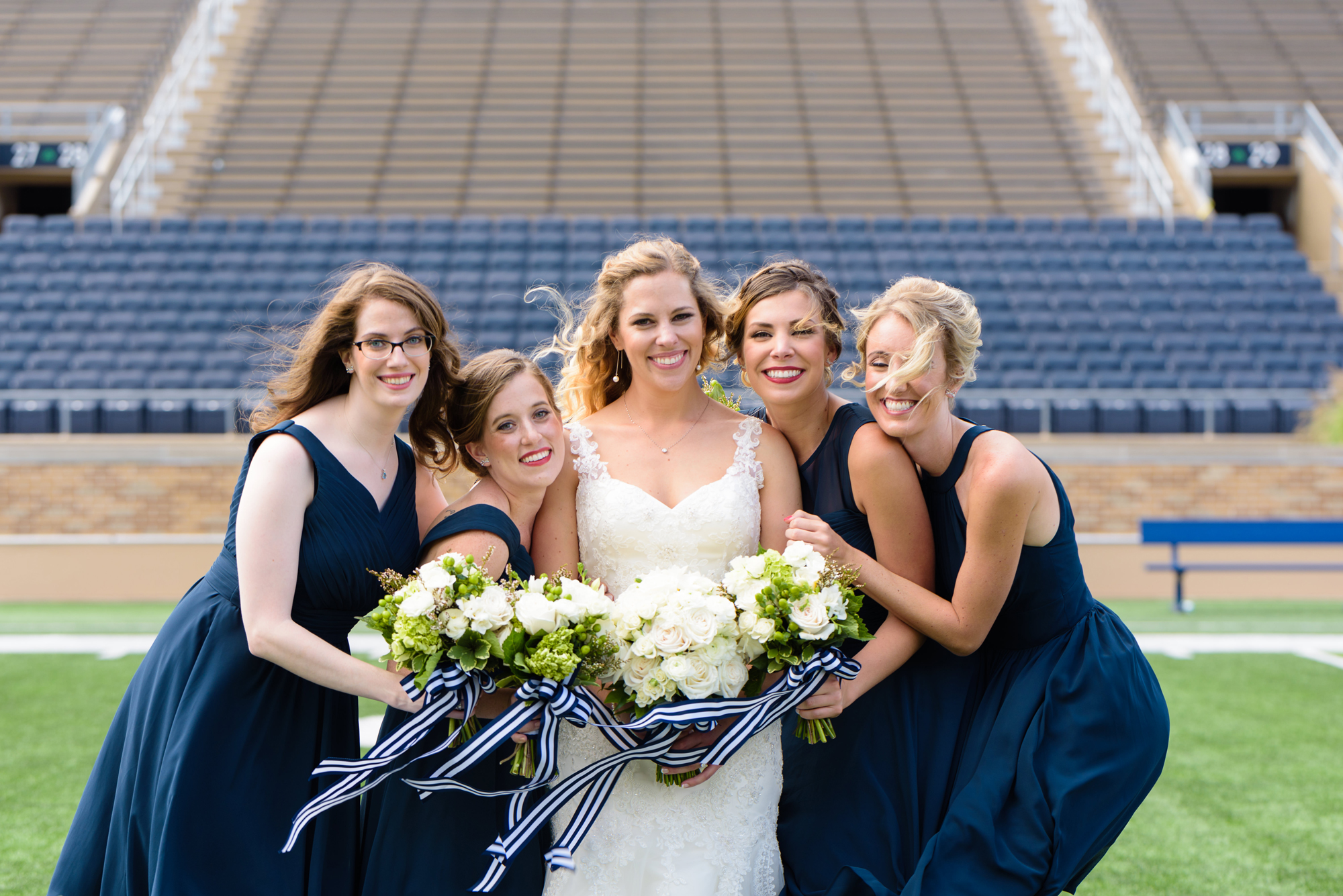 navy blue bridesmaid dresses by azazie