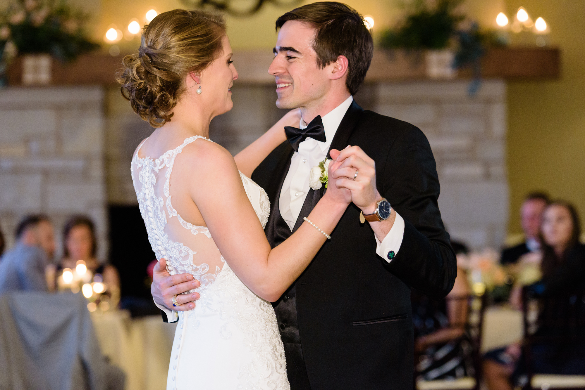 First Dance at the wedding reception at South Bend Country Club