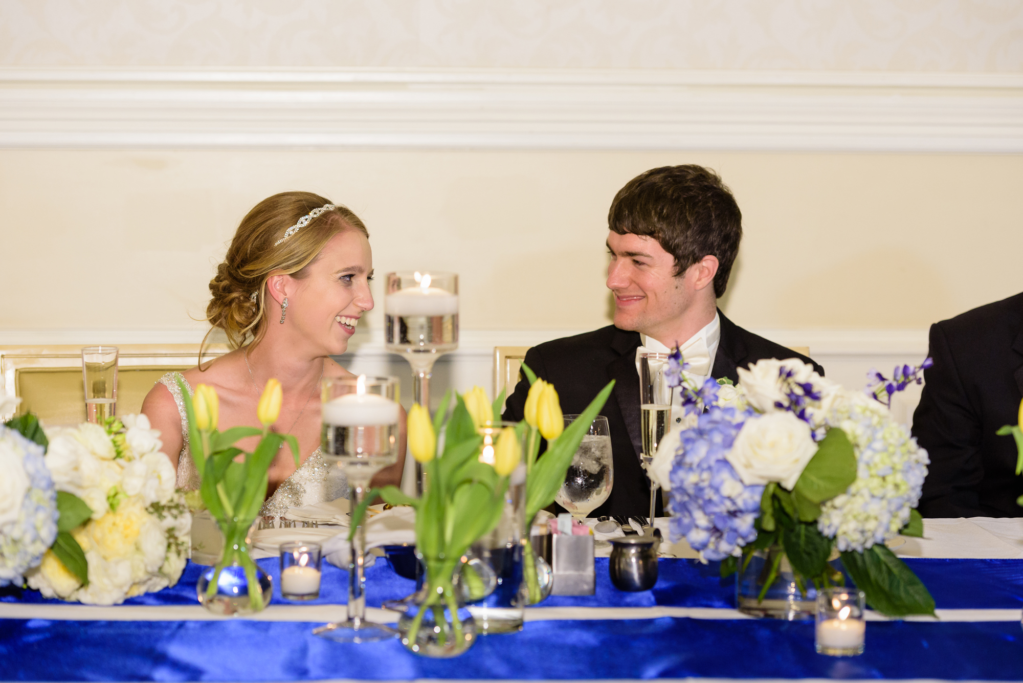 Father of the Bride speech during a wedding reception at the Morris Inn on the campus of Notre Dame