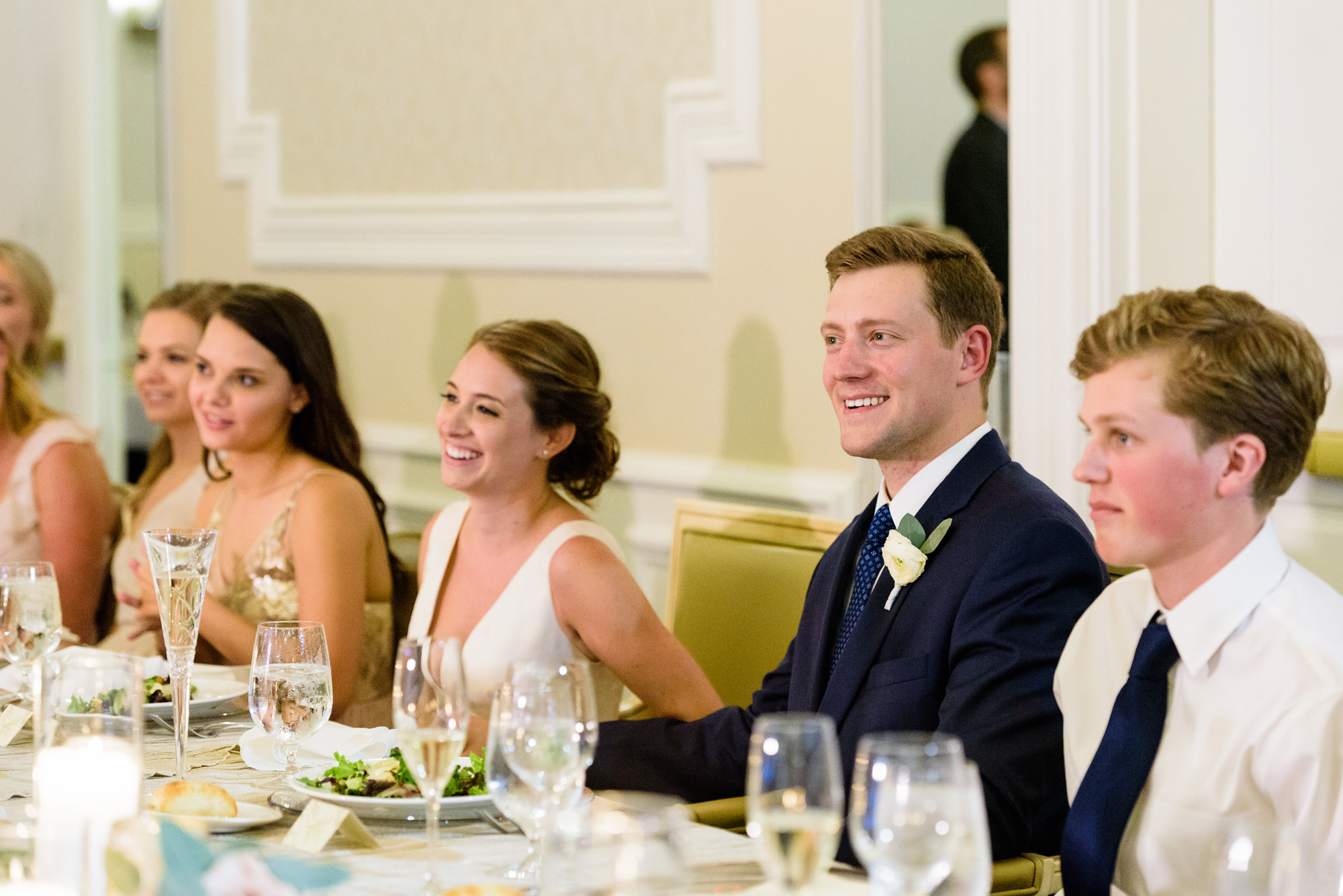 Father's speech at a wedding reception at the Morris Inn on the campus of the University of Notre Dame