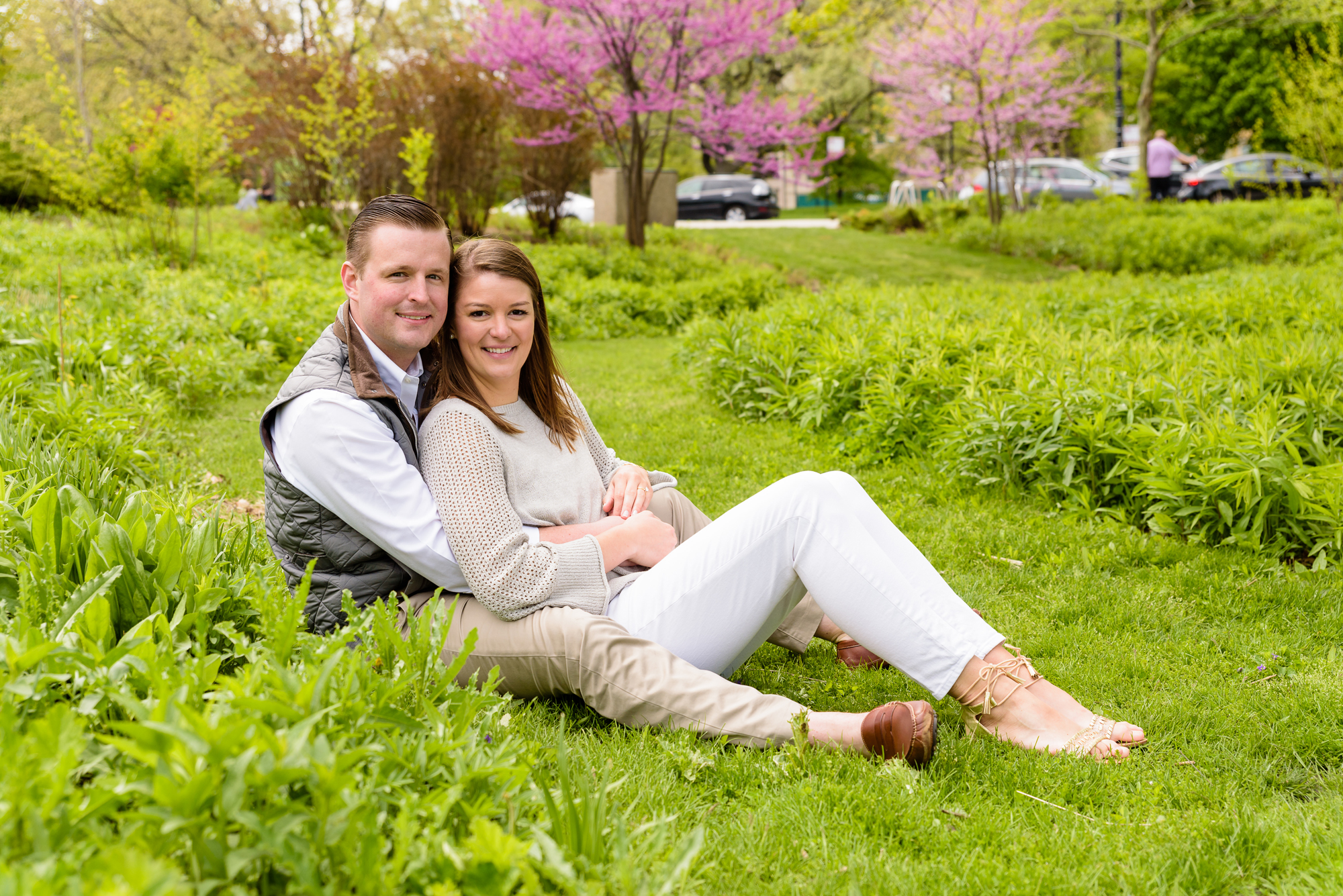 engagement session at Lincoln Park in Chicago