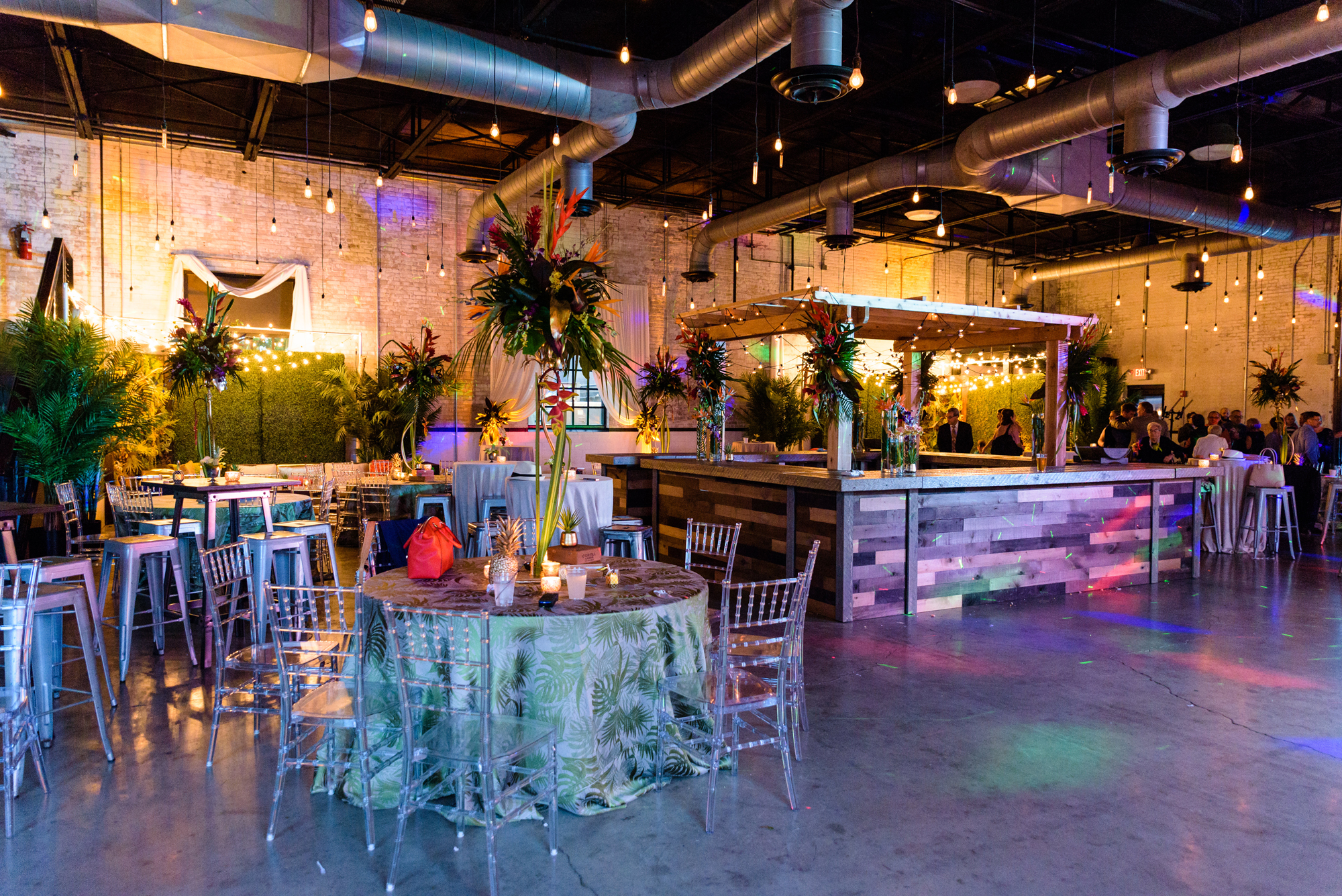 Havana Nights themed wedding reception at The Brick by MichaelAngelos Events