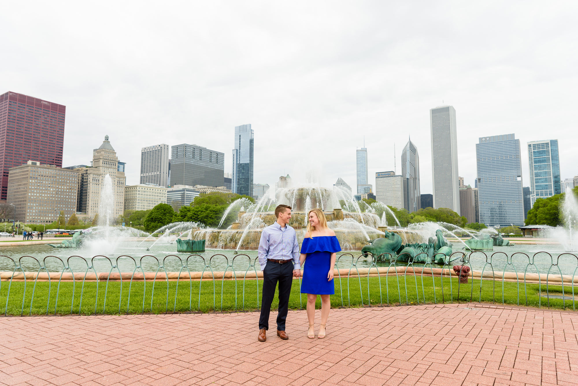 Engagement Session at Buckingham Fountain