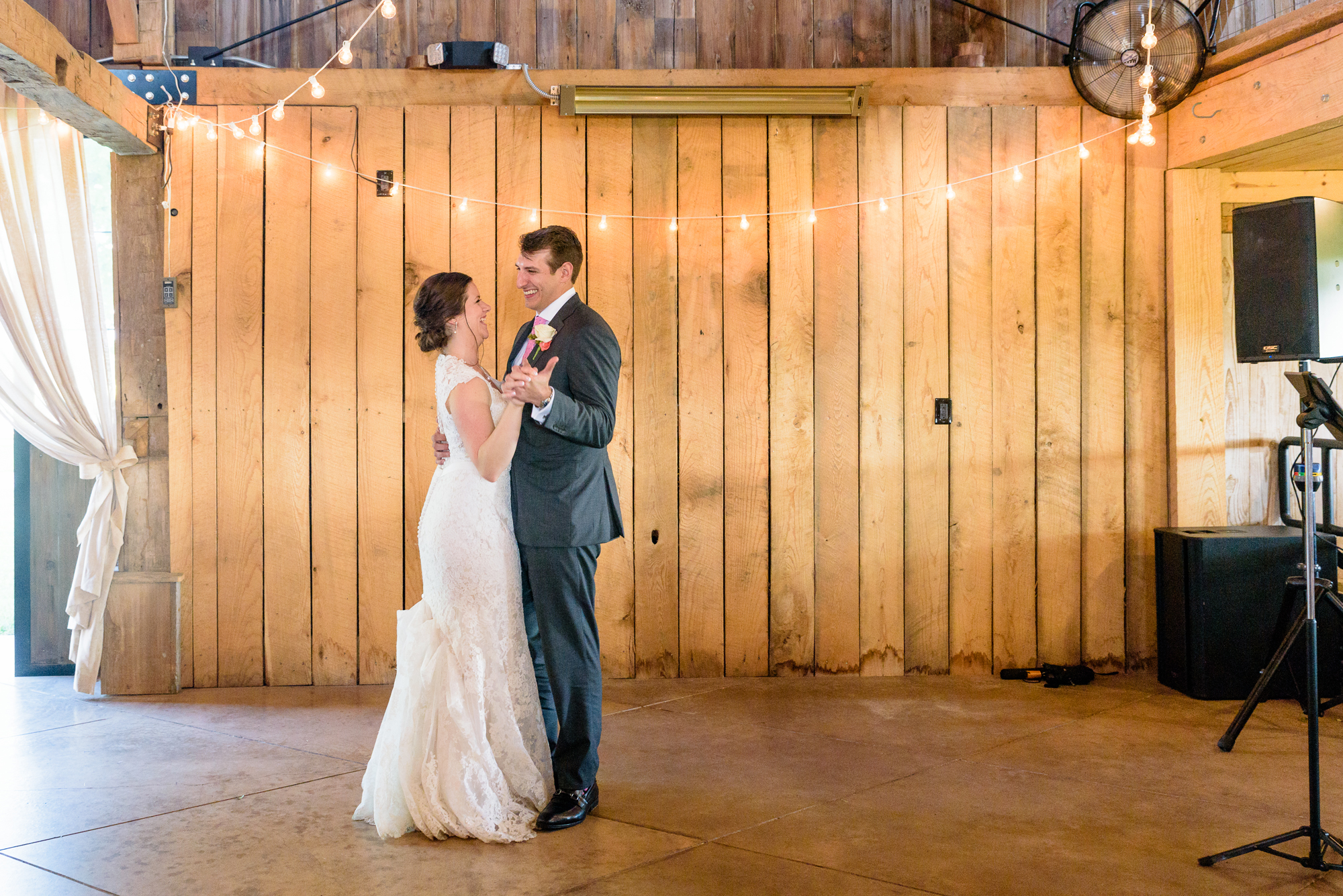 First Dance at a Wedding reception at the Homestead 1835