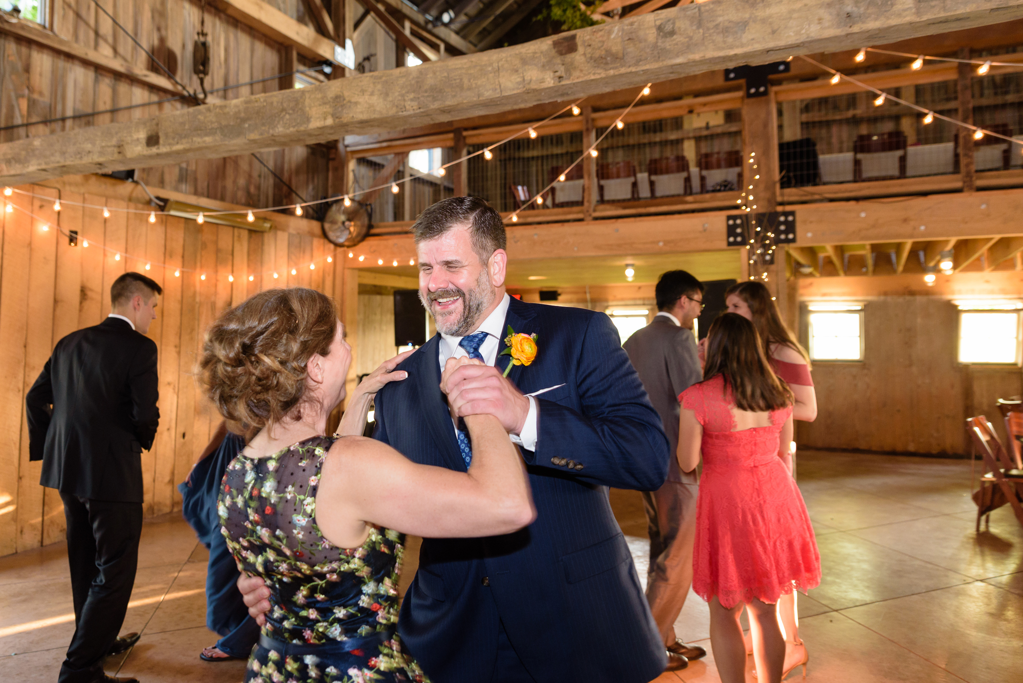 Dancing at a Wedding reception at the Homestead 1835