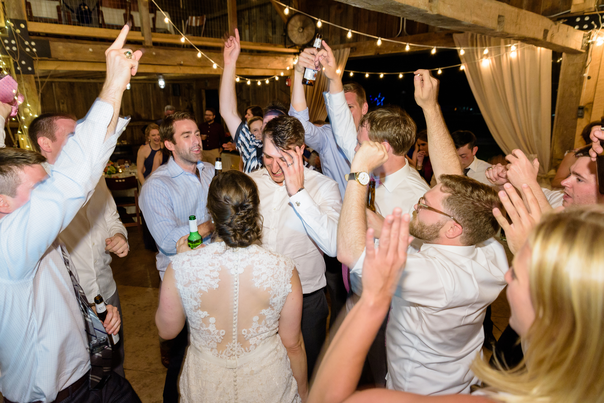 Dancing at a Wedding reception at the Homestead 1835