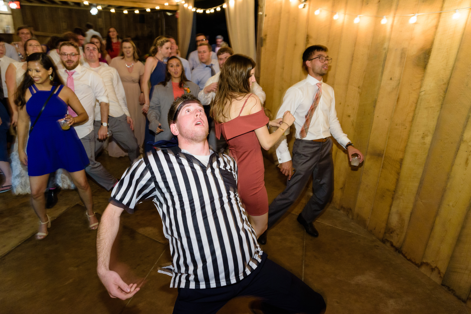 Dancing at a Wedding reception at the Homestead 1835