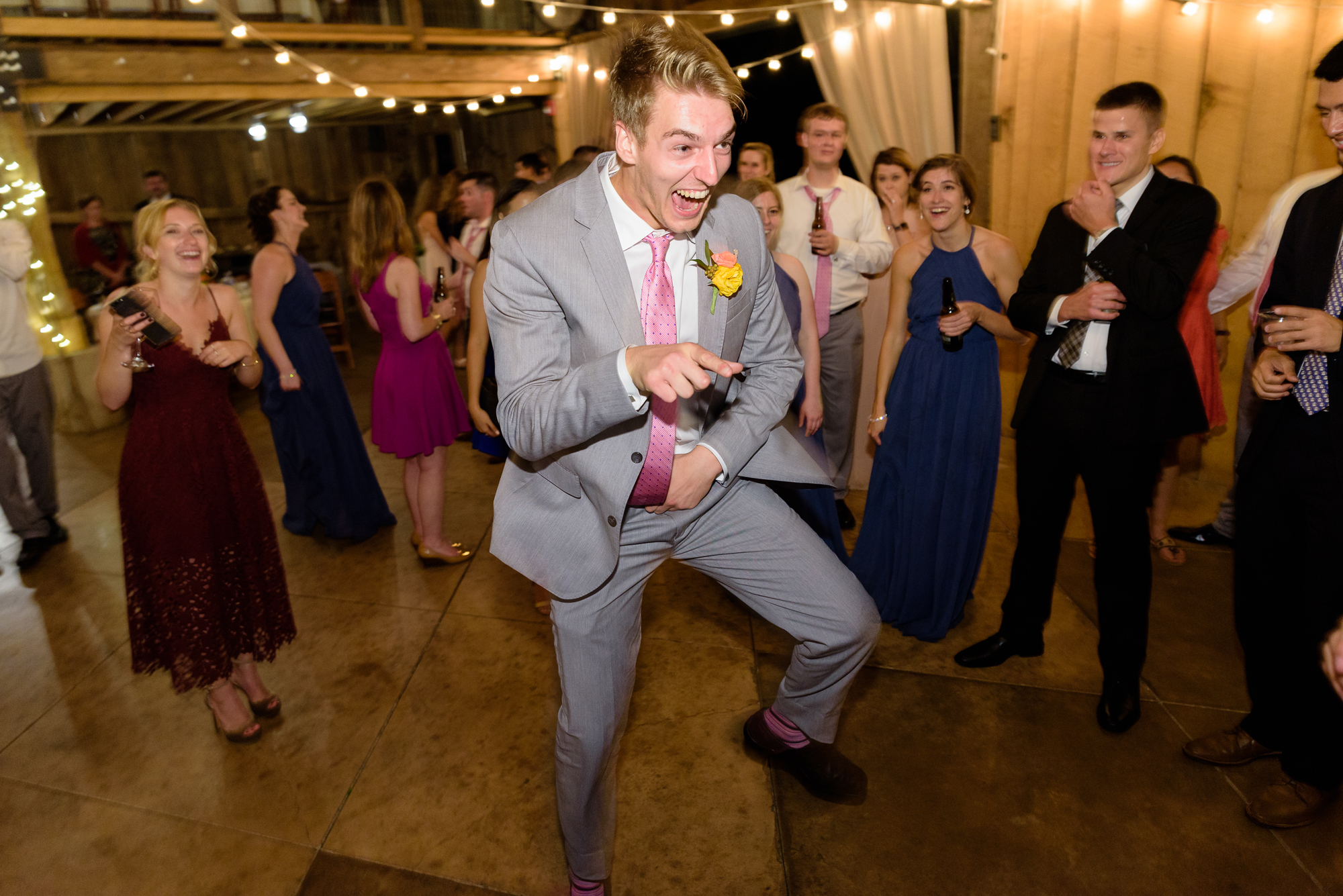 Dancing at a Wedding reception at the Homestead 1835