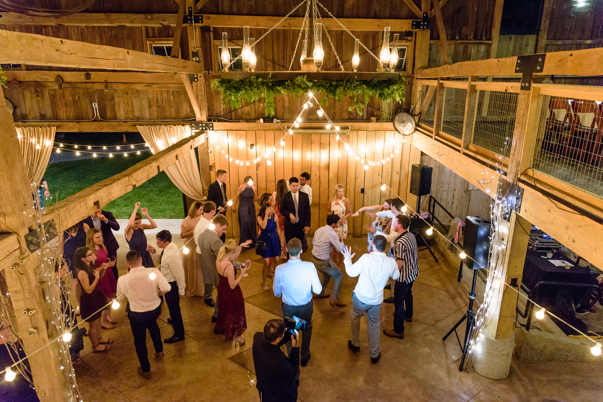 Dancing at a Wedding reception at the Homestead 1835