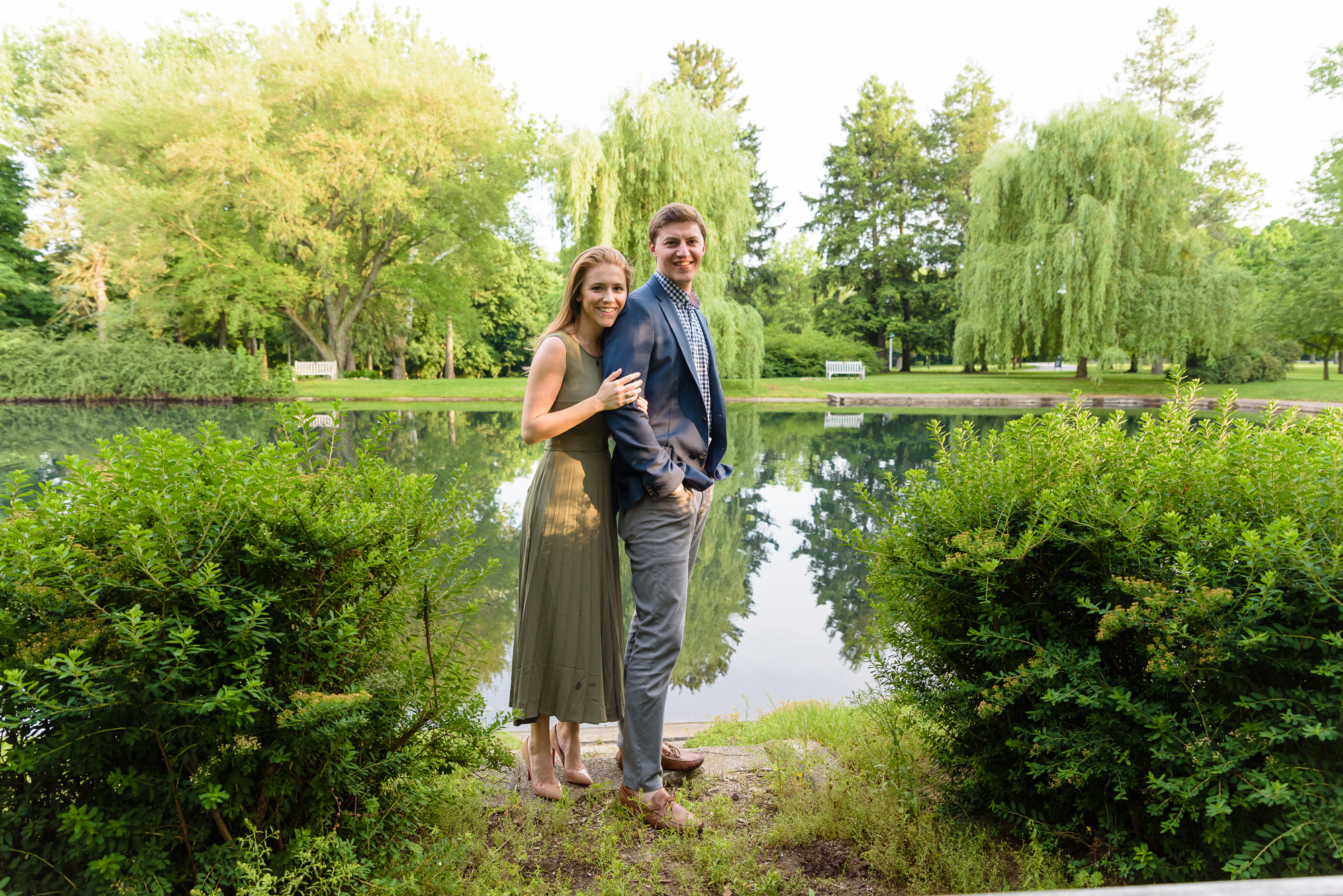 Engagement session around St. Mary's campus