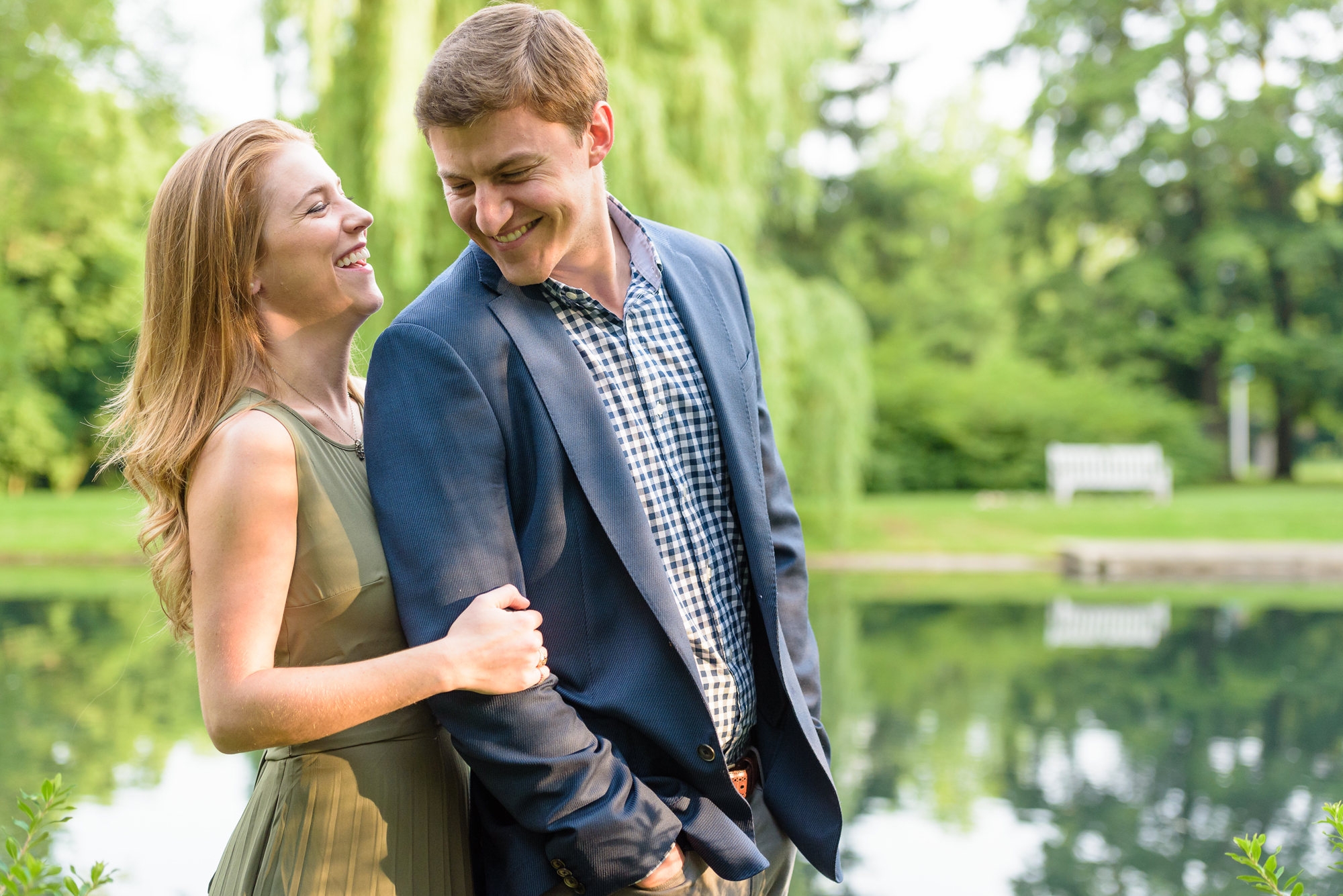 Engagement session around St. Mary's campus