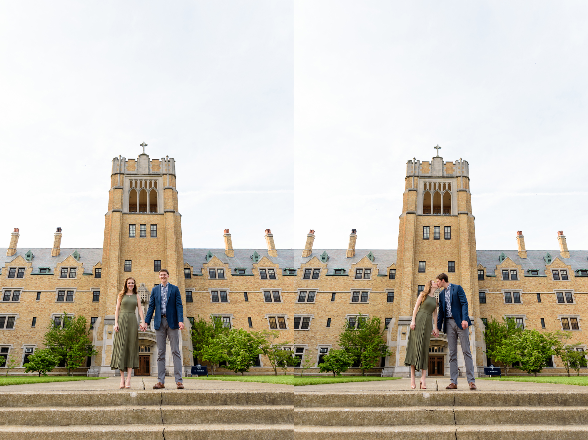 Engagement session around St. Mary's campus