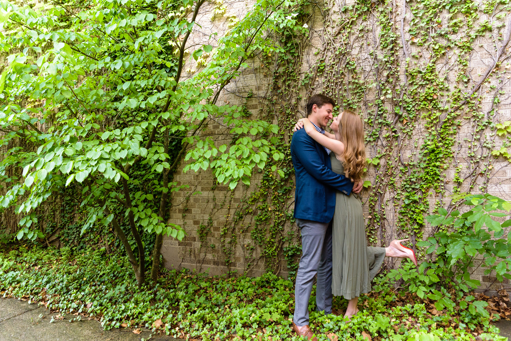 Engagement session around St. Mary's campus