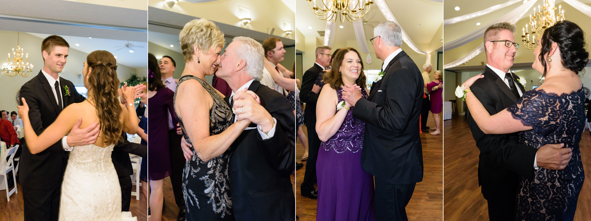 Open Dancefloor at a Wedding Reception at Blue Heron at Blackthorn