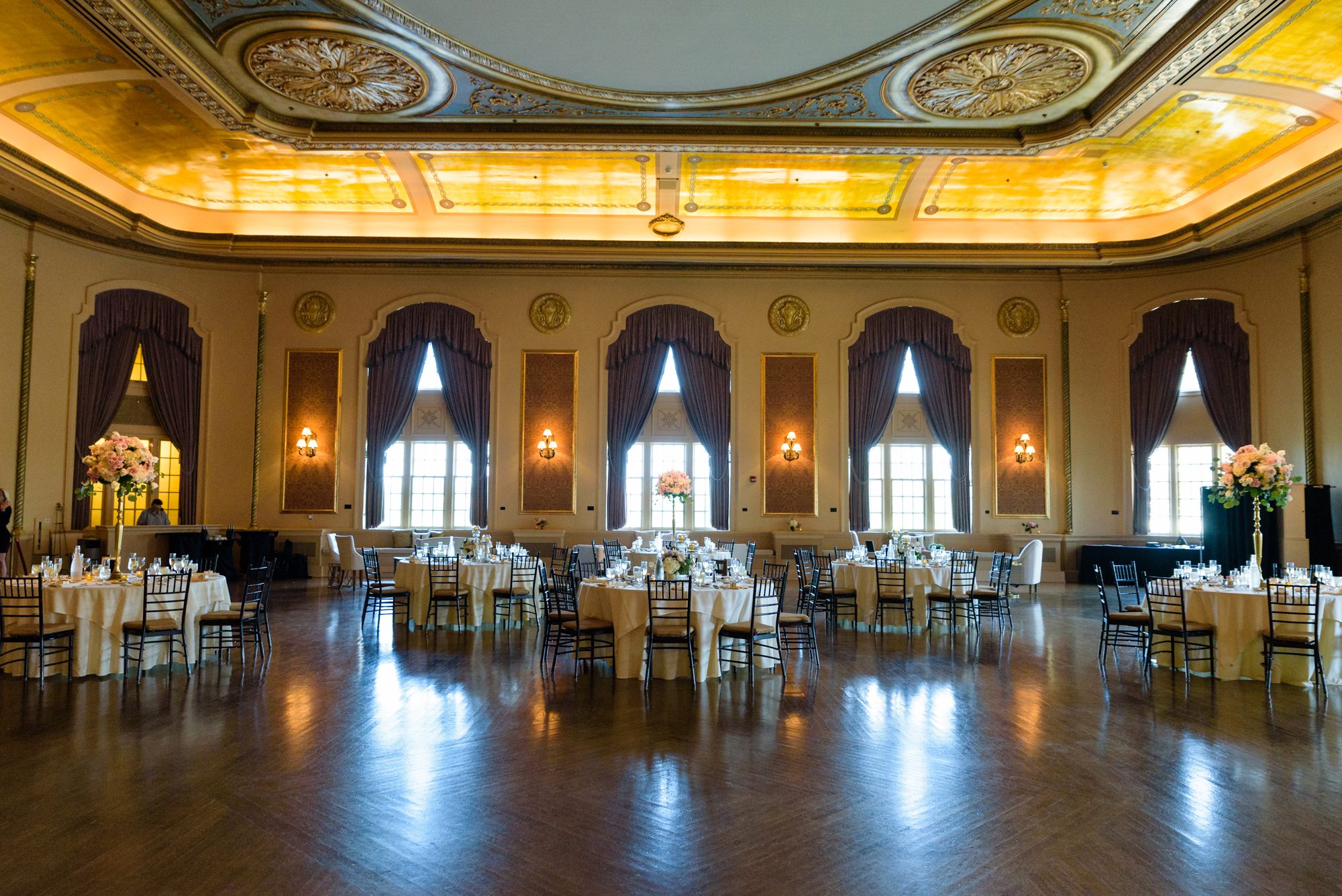 Wedding Reception details at the Palais Royale