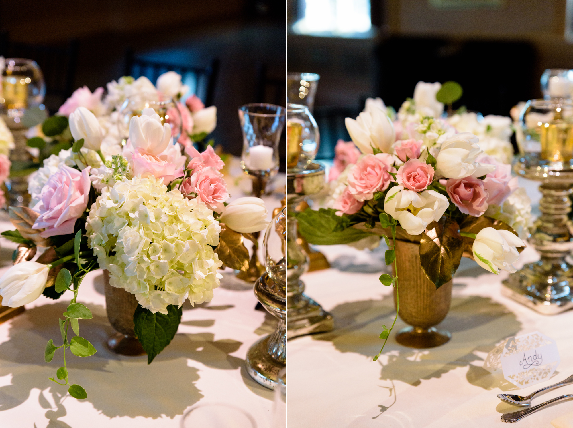 Wedding Reception details at the Palais Royale