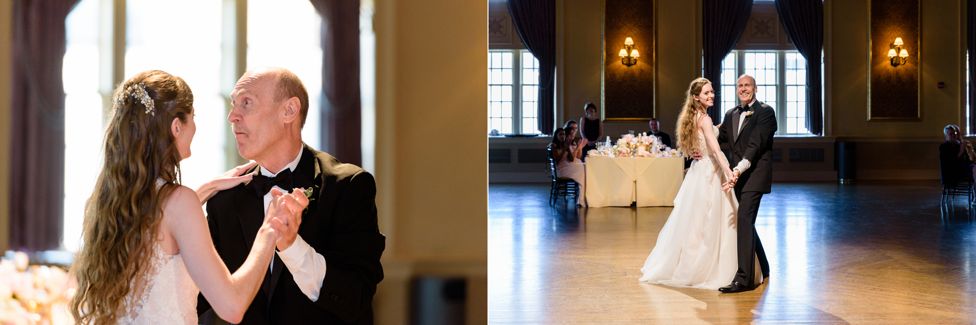 Father Daughter dance at a Wedding Reception at Palais Royale