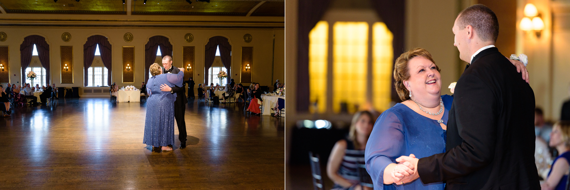 Mother Son first dance at a Wedding Reception at Palais Royale