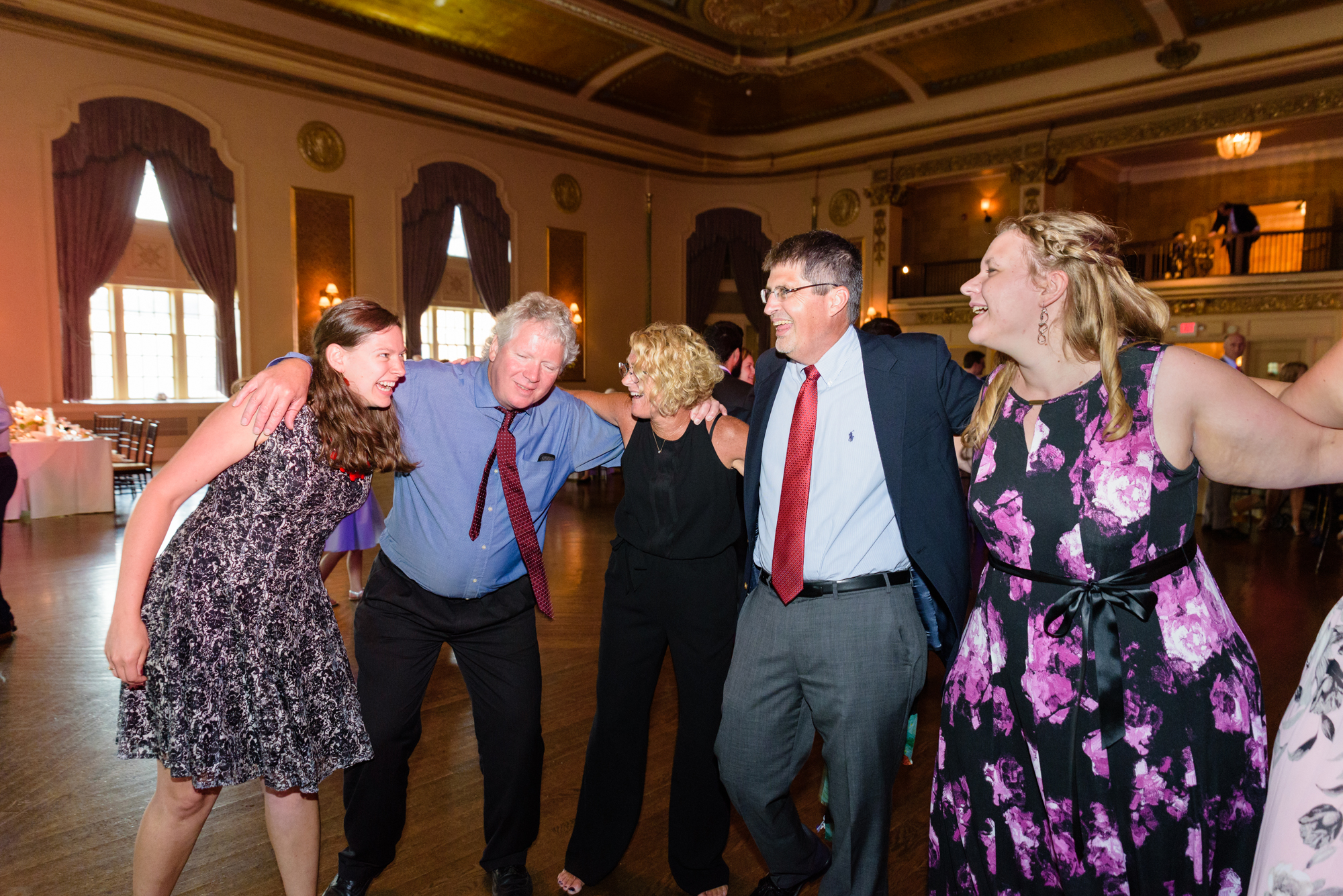 Open Dance floor at a Wedding Reception at Palais Royale