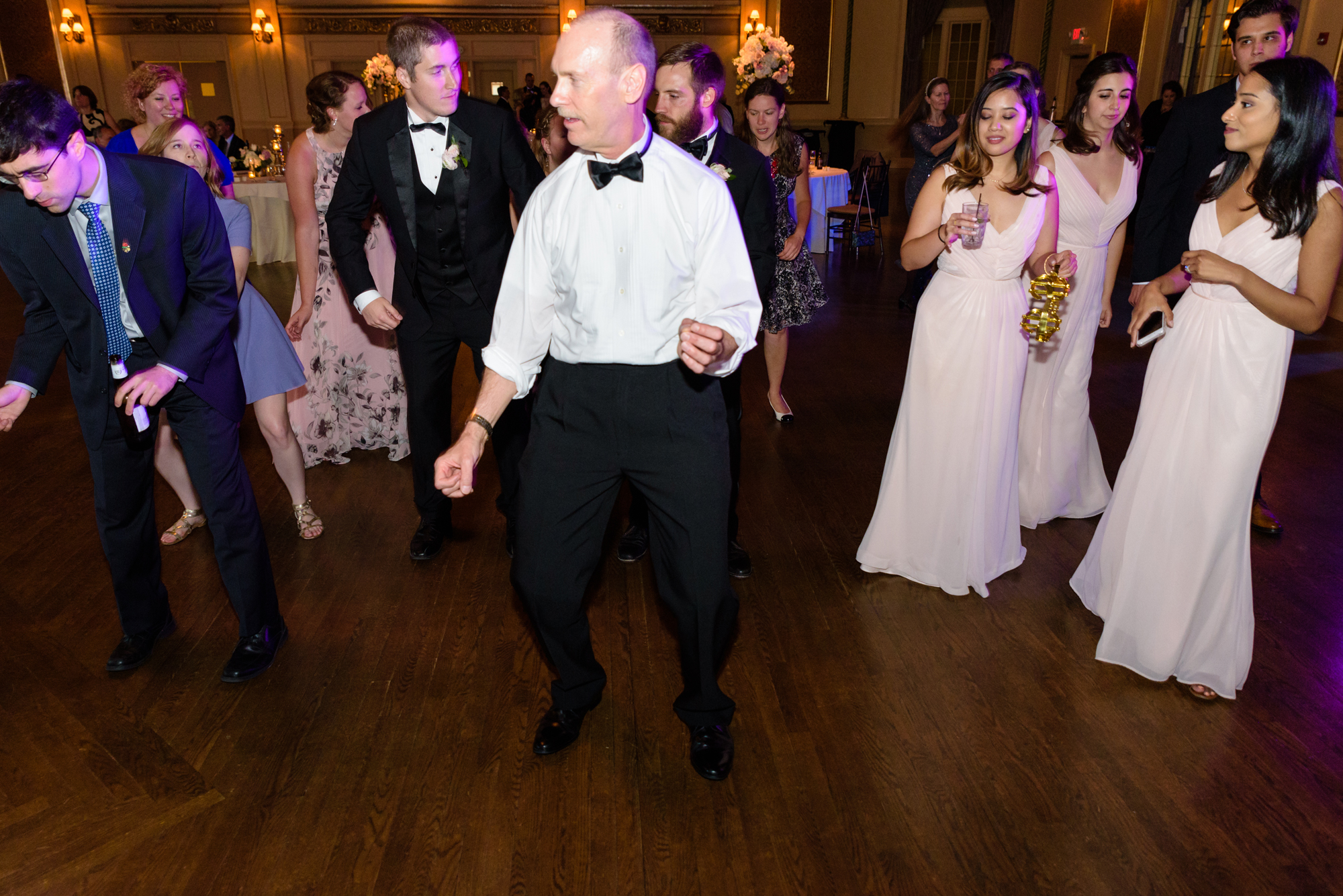 Open Dance floor at a Wedding Reception at Palais Royale