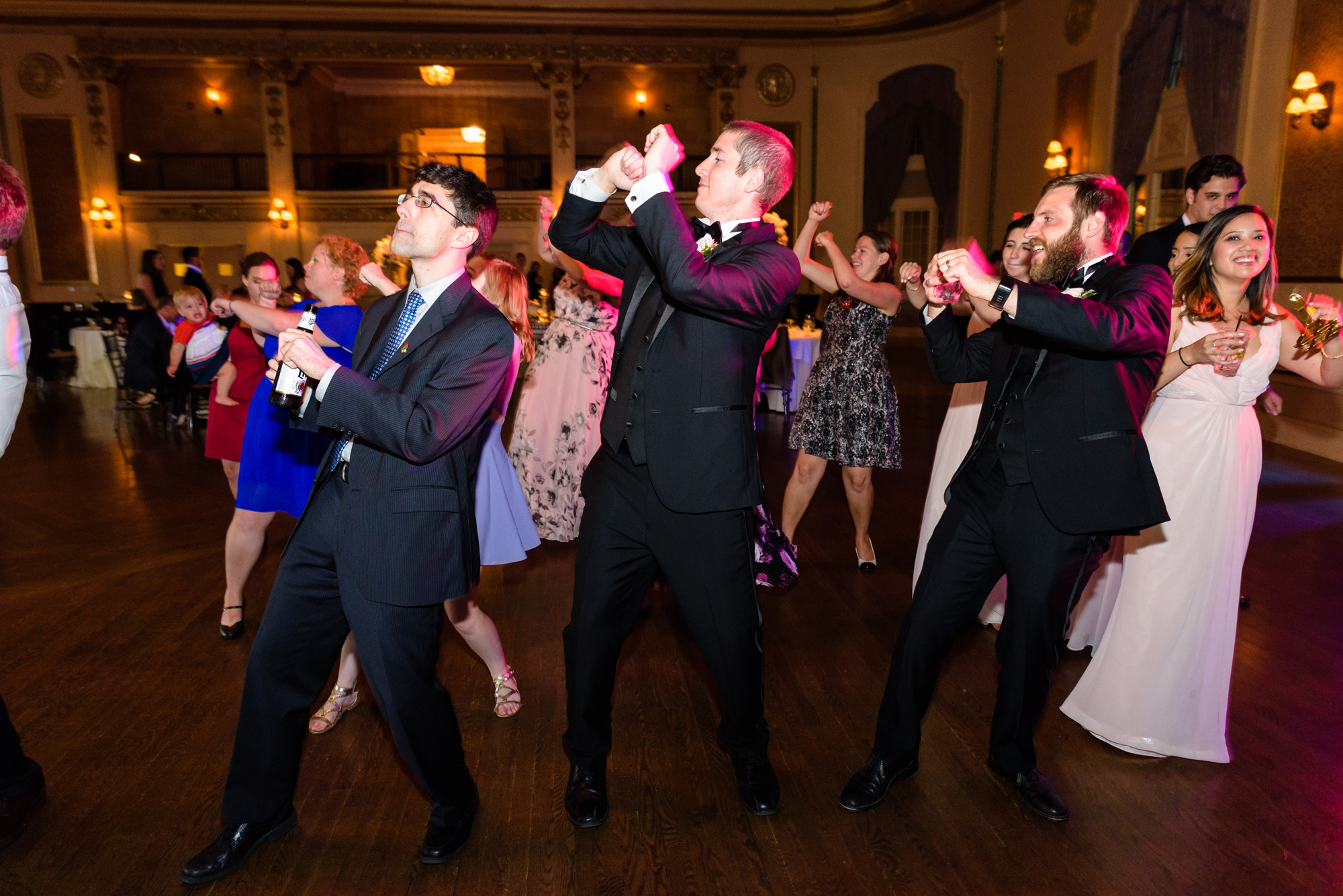 Open Dance floor at a Wedding Reception at Palais Royale