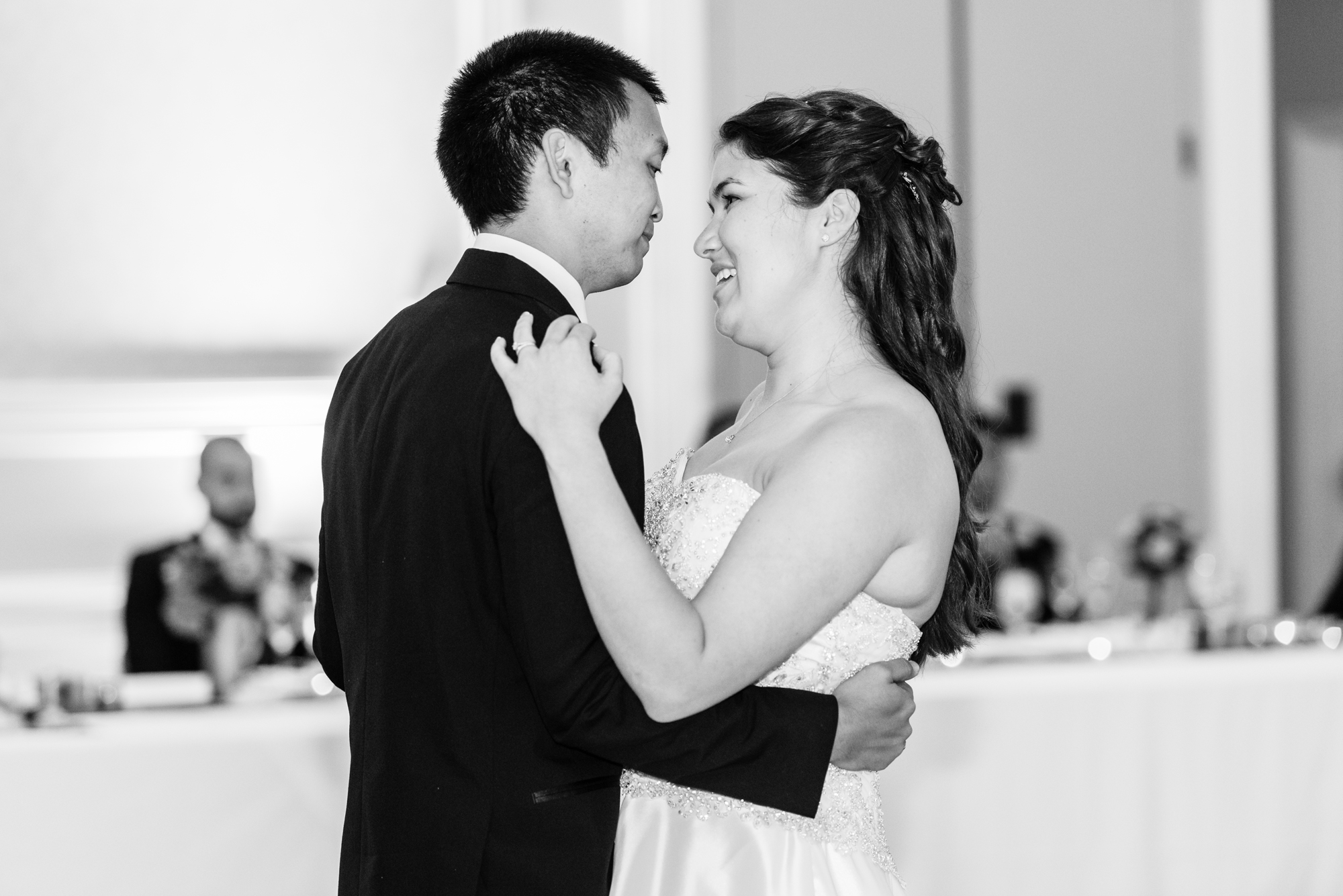 Bride & Groom’s first dance at a Wedding Reception at Morris Inn