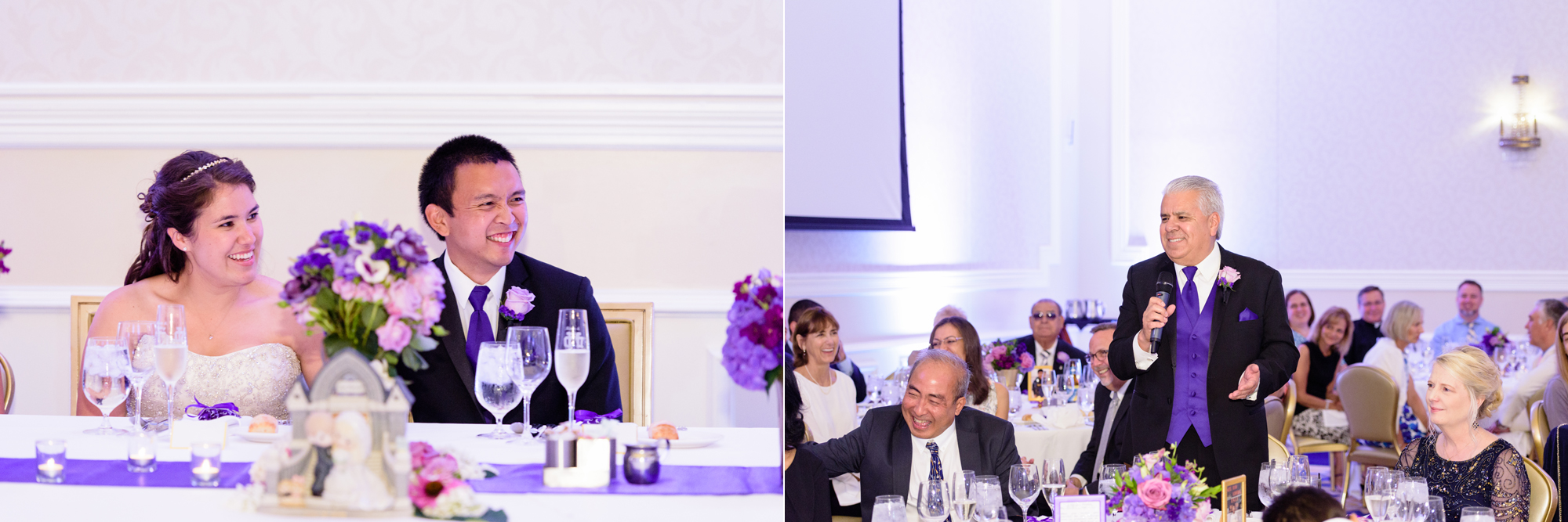 Father of the Bride’s Welcome Toast at a Wedding Reception at Morris Inn