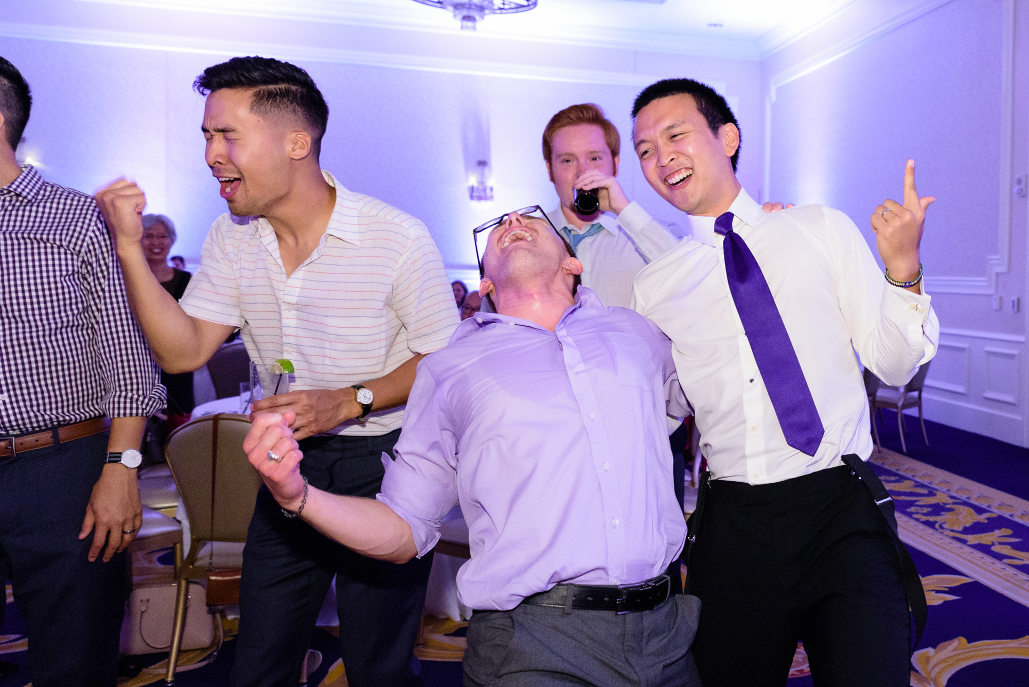 Open Dance floor at a Wedding Reception at Morris Inn