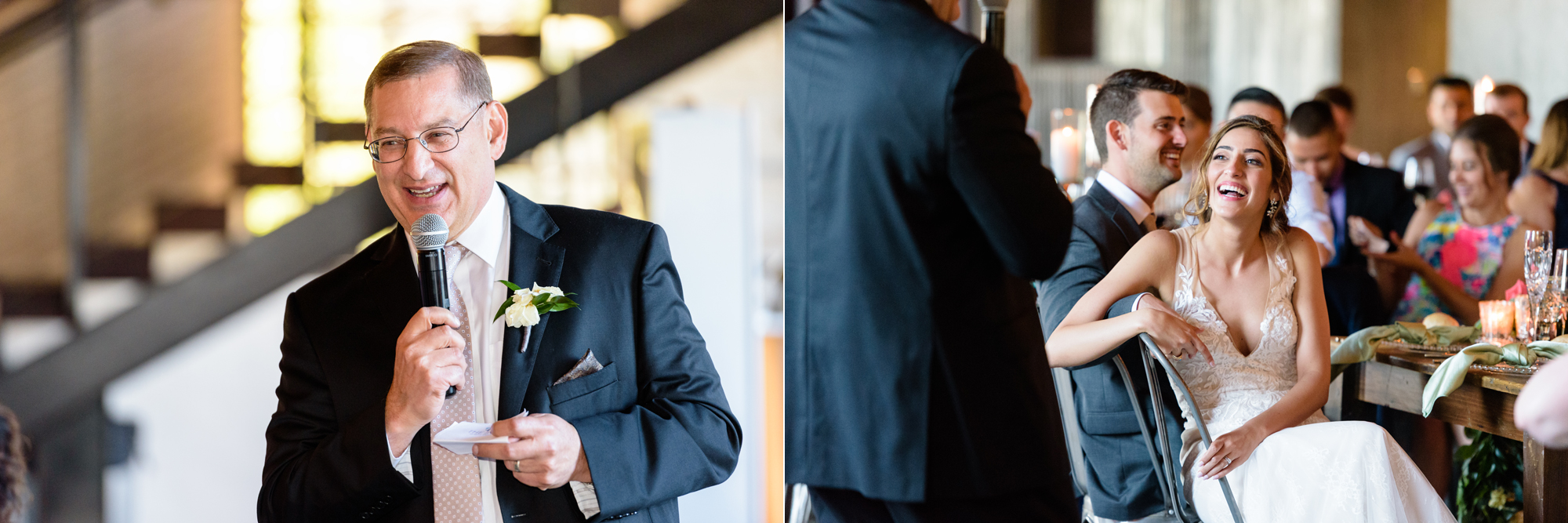 Father of the Bride’s Welcome Toast at a Wedding Reception at The Brick