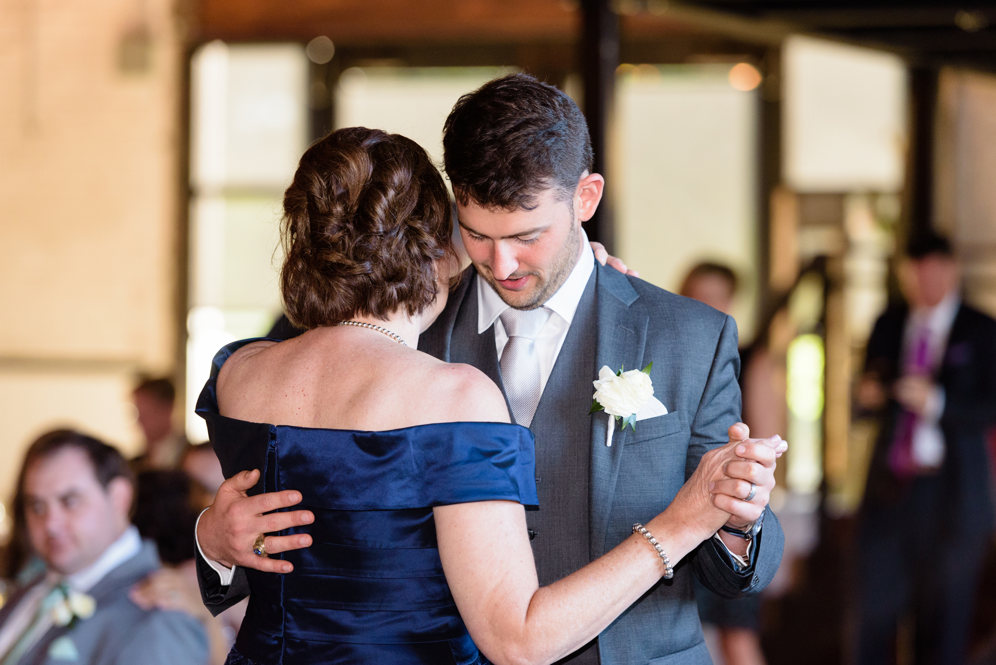 Mother Son first dance at a Wedding Reception at The Brick