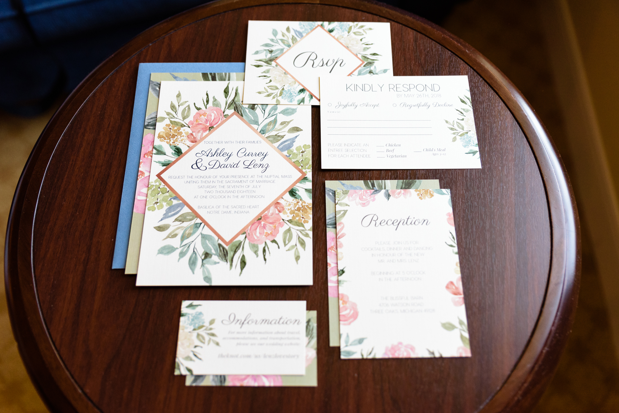 Bride’s Details for her wedding ceremony at the Basilica of the Sacred Heart on the campus of the University of Notre Dame