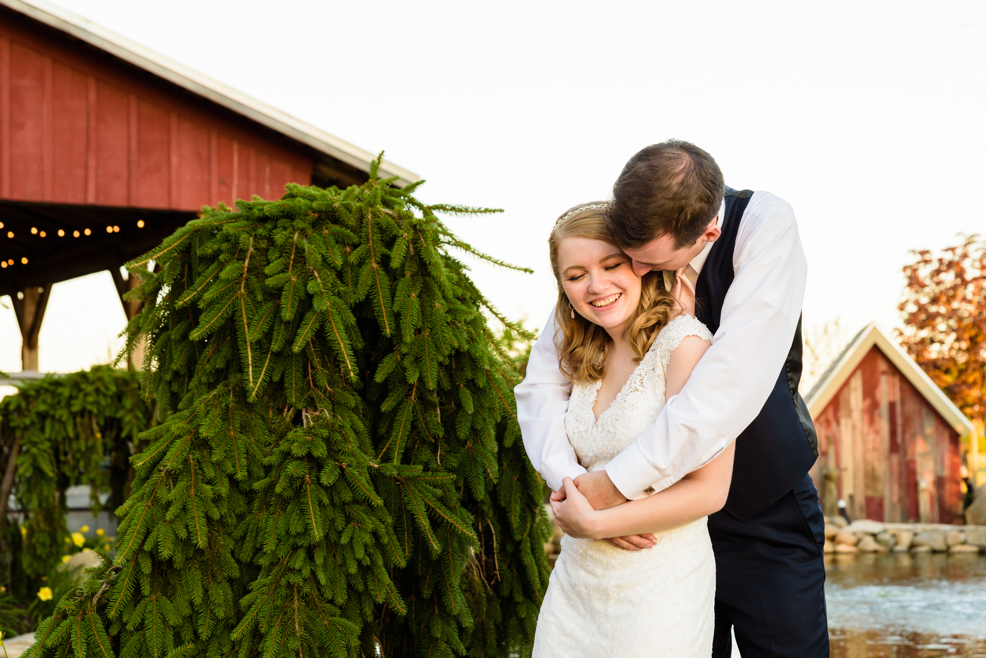 End of the Night photos at a Wedding Reception at Blissful Barn