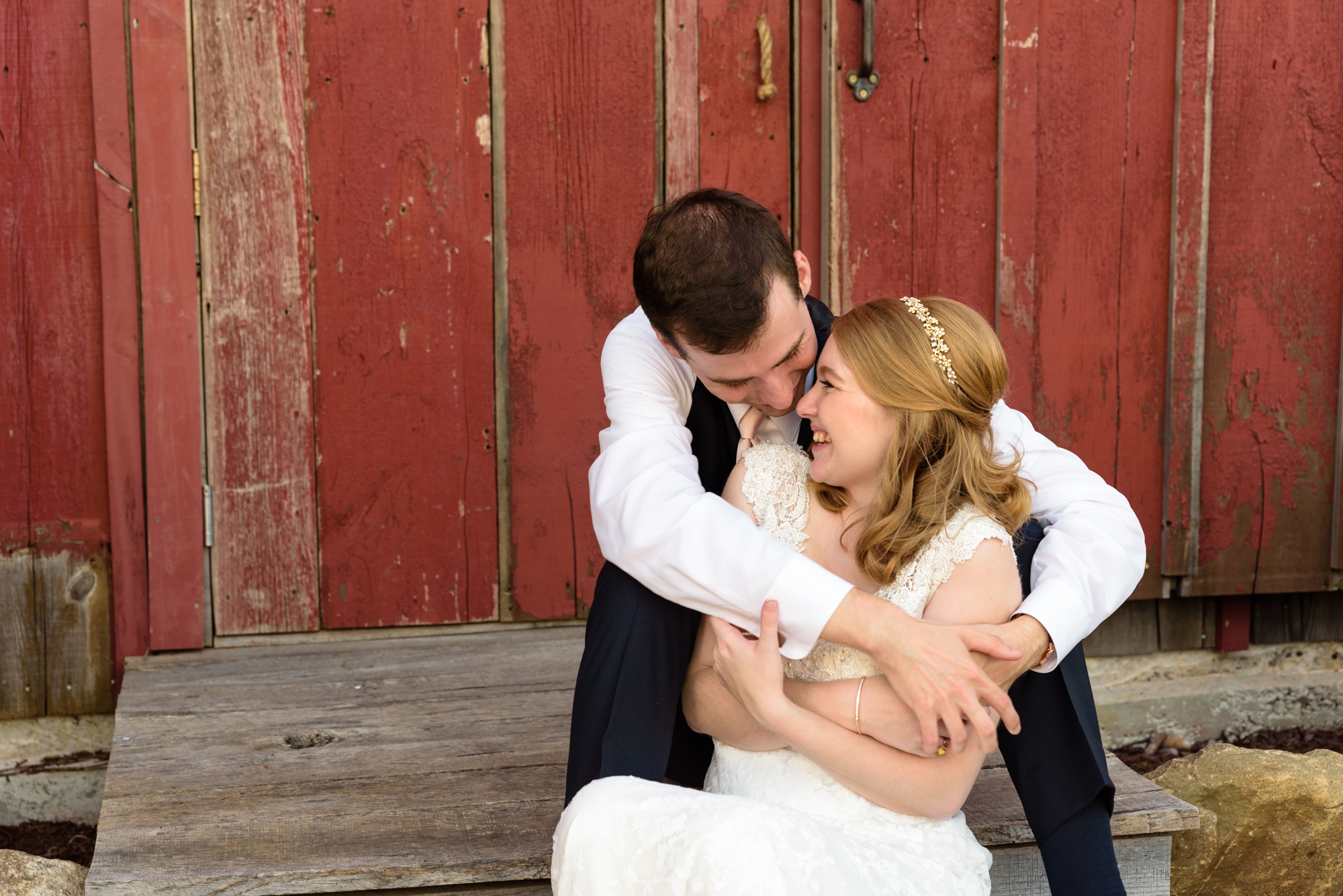 End of the Night photos at a Wedding Reception at Blissful Barn