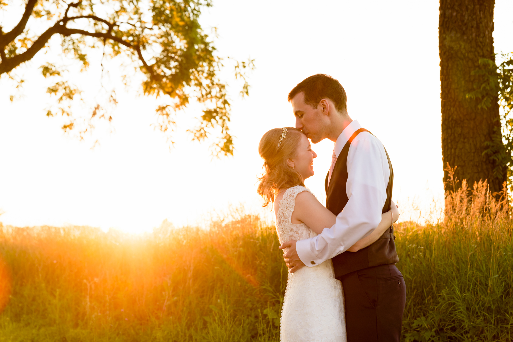 End of the Night photos at a Wedding Reception at Blissful Barn