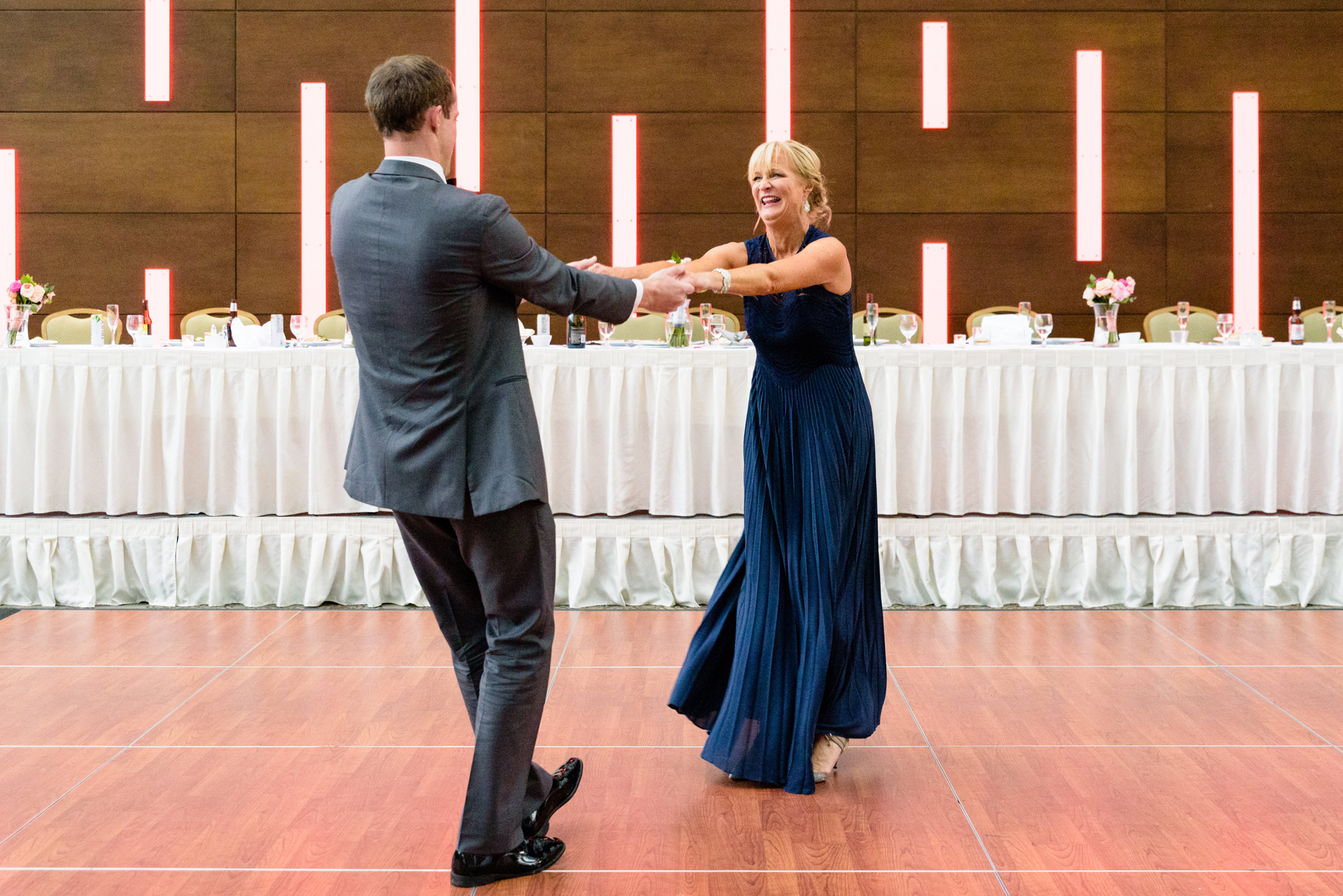 Mother Son first dance at a Wedding Reception at DoubleTree by Hilton