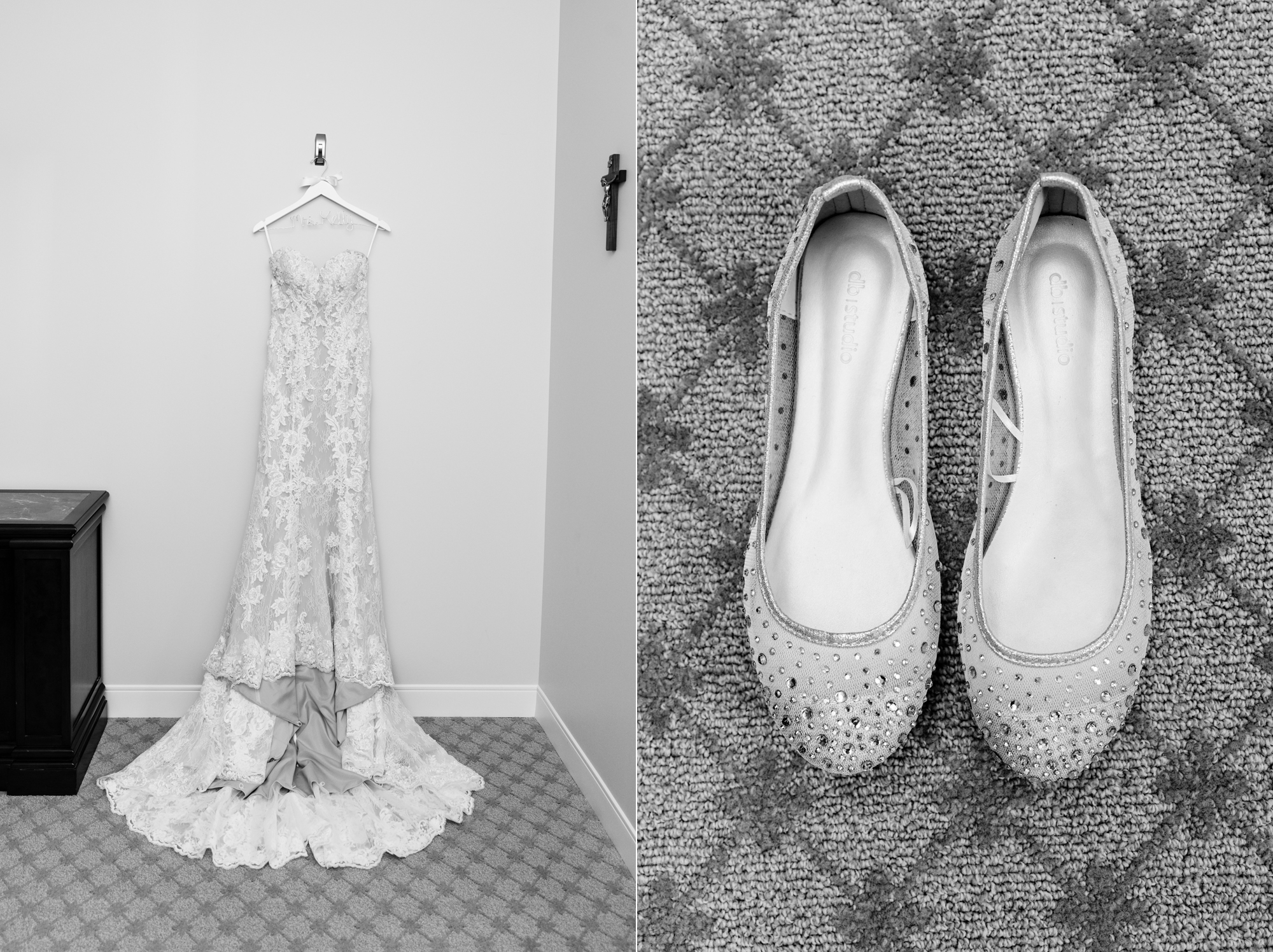 Bride’s Details for her wedding ceremony at the Basilica of the Sacred Heart on the campus of the University of Notre Dame