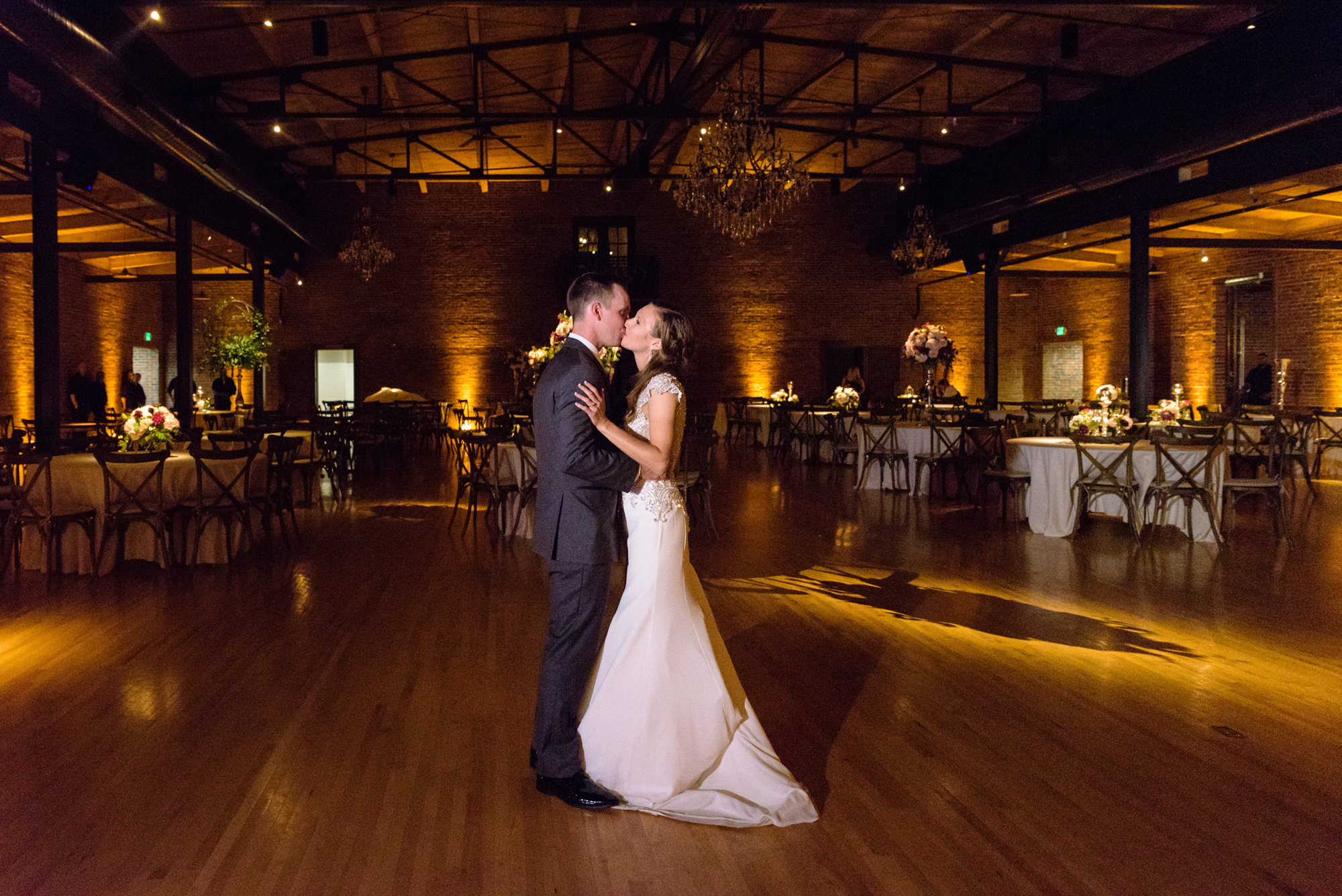Bride & Groom's private last dance at a Wedding Reception at the Armory