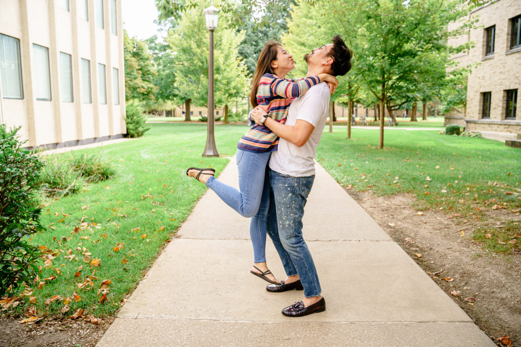 University of Notre Dame Anniversary Session Joanna & Lee South